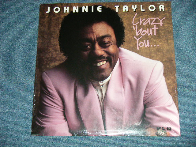 画像1: JOHNNIE TAYLOR - CRAZY 'BOUT YOU( SEALED )  / 1989 US AMERICA  ORIGINAL "BRAND NEW SEALED"  LP 