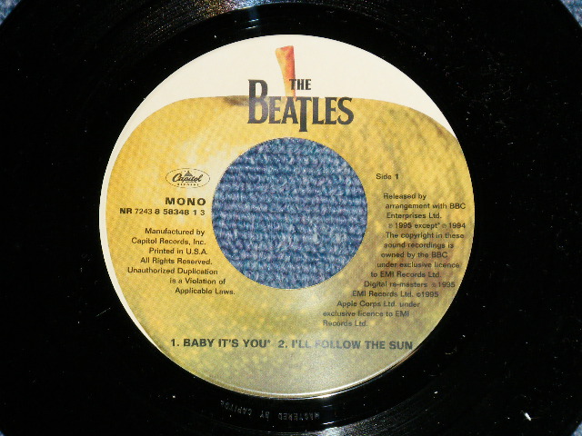 画像: The BEATLES - BABY IT'S YOU  (NEW) / 1995 US AMERICA  ORIGINAL "BRAND NEW" 7" EP With PICTURE SLEEVE  