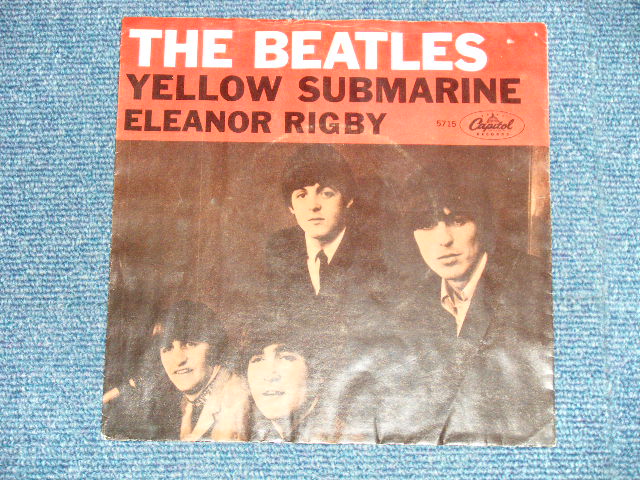 画像: The BEATLES -  YELLOW SUBMARINE : ELEANOR RIGBY  (Ex/Ex++,Ex++ Looks:Ex ) / 1967 US AMERICA ORIGINAL Used 7" Single With PICTURE SLEEVE b 