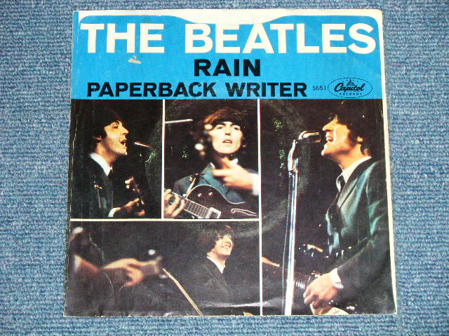 画像: The BEATLES - A) PAPERBACK WRITER   B) RAIN  (Ex++/Ex++ Looks:Ex+++) / 1966 US AMERICA ORIGINAL Used 7" Single With PICTURE SLEEVE b 