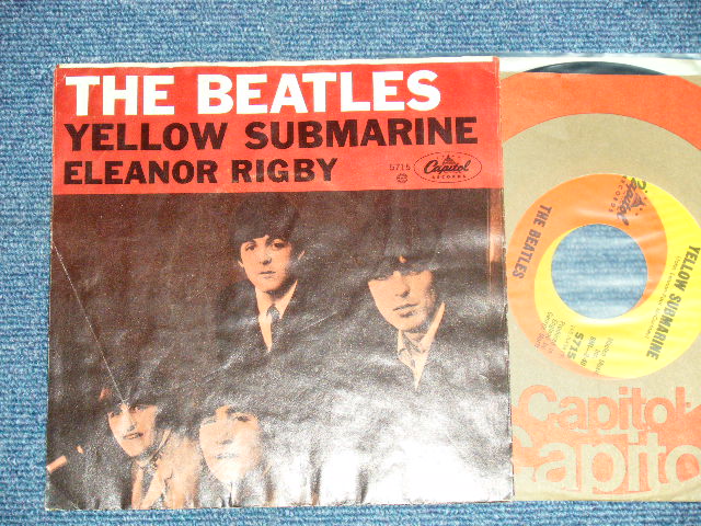 画像1: The BEATLES -  YELLOW SUBMARINE : ELEANOR RIGBY  (Ex/Ex++,Ex++ Looks:Ex ) / 1967 US AMERICA ORIGINAL Used 7" Single With PICTURE SLEEVE b 