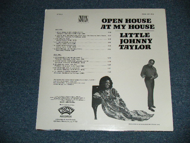 画像: LITTLE JOHNNY TAYLOR - OPEN HOUSE AT MY HOUSE( SEALED )  / US AMERICA REISSUE  "BRAND NEW SEALED"  LP 