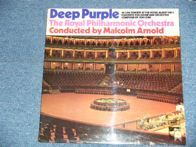 画像: DEEP PURPLE The ROYAL PHILHARMONIC Orchestra Conducted by MALCOLM ARNOLD - DEEP PURPLE The ROYAL PHILHARMONIC Orchestra Conducted by MALCOLM ARNOLD: IN LIVE AT THE ROYAL ALBERT HALL : CONCERTO FOR GROUP AND ORCHESTRA ( Matrix # A-1/B-1 ) ( Ex+++/MINT- )  / 1970 UK ENGLAND ORIGINAL HARVEST Used  LP 