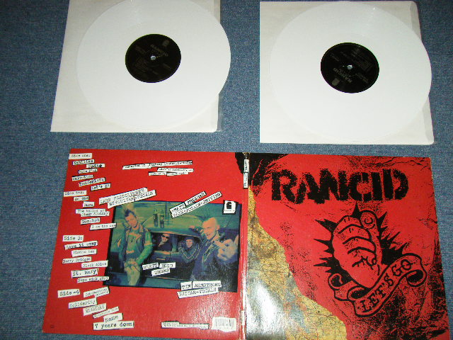 画像1: RANCID - LET'S GO  ( Ex+++/MINT-)  / 1994 UK ENGLAND ORIGINAL Limited  "WHITE WAX Vinyl" Used Double 2 x 12" LP 