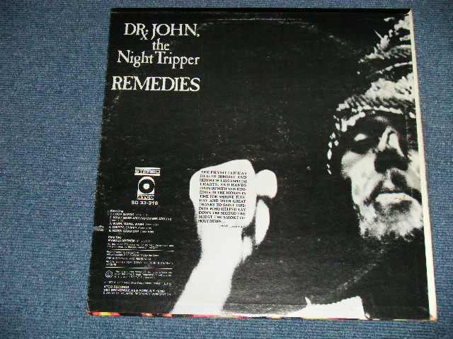 画像: DR. JOHN - REMEDIES  ( Matrix #A) ST-C-701823-E  GB /B) ST-C-701824-C  GB )  ( Ex+++/MINT ) /  1974 US AMERICA ORIGINAL  1st Press "YELLOW Label" 2nd Press "75 ROCKFELLER" Used LP 