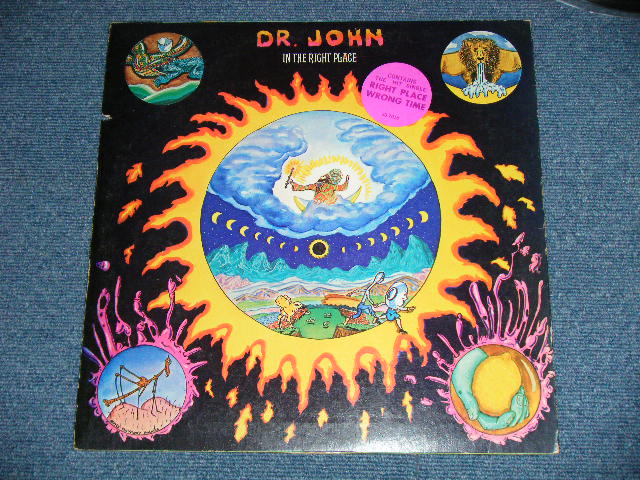 画像: DR. JOHN - IN THE RIGHT PLACE( Matrix # B/A )  ( Ex++/MINT- Cut Out-) /  1973 US AMERICA ORIGINAL  1st Press "YELLOW Label with 1841 BROARWAY" Used LP