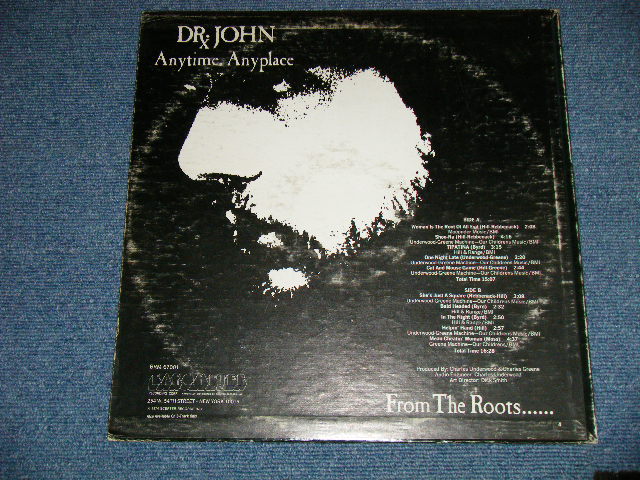 画像: DR. JOHN - ANYTIME, ANYPLACE ( VG+++/MINT- ) / 1974  US AMERICA  ORIGINAL Used LP
