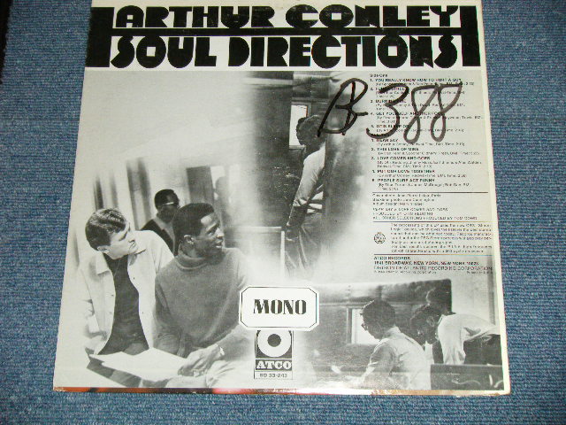 画像: ARTHUR CONLEY - SOUL DIRECTIONS　(Ex+/MINT- Small Press Miss,WOBC) / 1968 US AMERICA ORIGINAL  "PROMO ONLY MONO Mix" Used LP