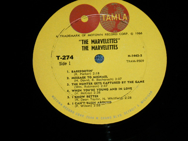 画像: THE MARVELETTES - THE MARVELETTES ( Ex+/Ex+++ A-6:Ex+ EDSP ) / 1967  US AMERICA ORIGINAL 1st Press "GLOBE Logo at Top Label"  MONO Used LP  