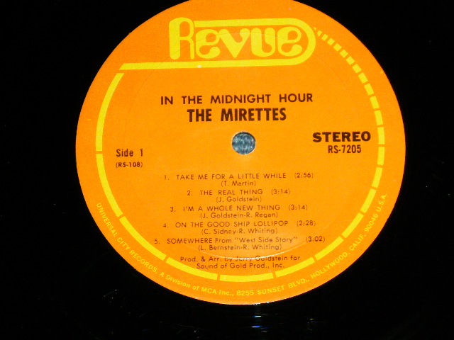 画像: The MIRETTES (IKETTES) - IN THE MIDNIGHT HOUR  (Ex+/MINT- ) / 1968 US AMERICA ORIGINAL STEREO   Used LP