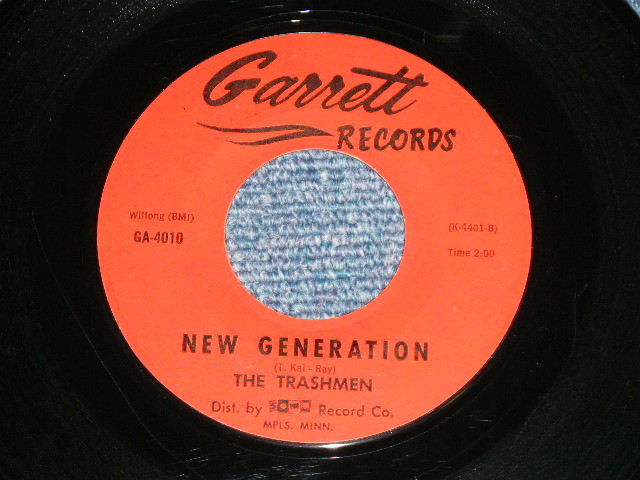 画像: THE TRASHMEN -  PEPPERMINT MAN / NEW GENERATION ( Ex+++ Looks:MINT- / Ex+++ Looks:MINT-) / 1964 US AMERICA ORIGINAL Used 7" Single 