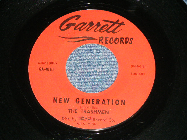 画像: THE TRASHMEN -  PEPPERMINT MAN / NEW GENERATION ( Ex+++ Looks:MINT- / Ex+++ Looks:MINT-) / 1964 US AMERICA ORIGINAL Used 7" Single 