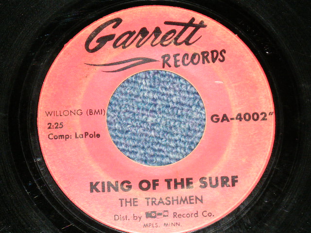 画像: THE TRASHMEN -  SURFIN' BIRD / KING OF THE SURF (Ex+/Ex+) / 1963 US AMERICA ORIGINAL Used 7" Single 