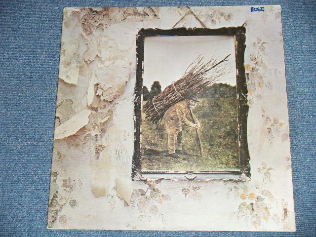 画像: LED ZEPPELIN - IV ( Matrix Number A)ST-A-712285-C PR  PORKY /B)ST-A-712286-O  PR PECKO DUCK )( Ex/Ex+++ Looks:Ex++) / 1970 US ORIGINAL  1st Press "RED & GREEN Label" 2nd Press "Large 75 ROCKFELLER Label" Used LP With Original Inner sleeve