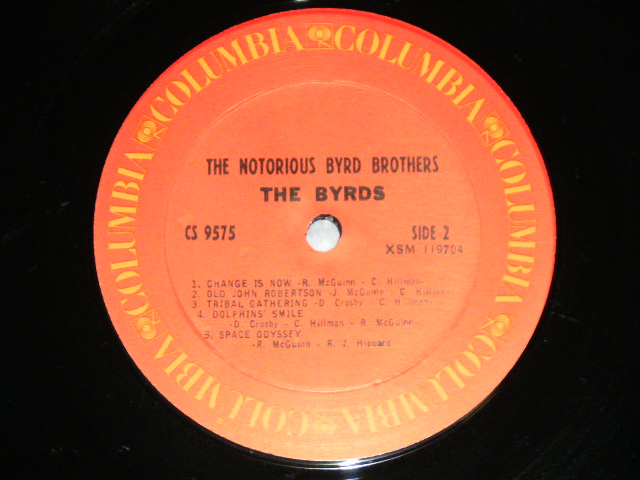画像: THE BYRDS - THE NOTORIOUS BYRD BROTHERS (Matrix #A)XSM 119703 1F B)XSM 119704 1F)(VG+++/Ex Looks:VG+++ EDSP) / 1968 US AMERICA ORIGINAL "360 SOUND Label" STEREO Used LP 