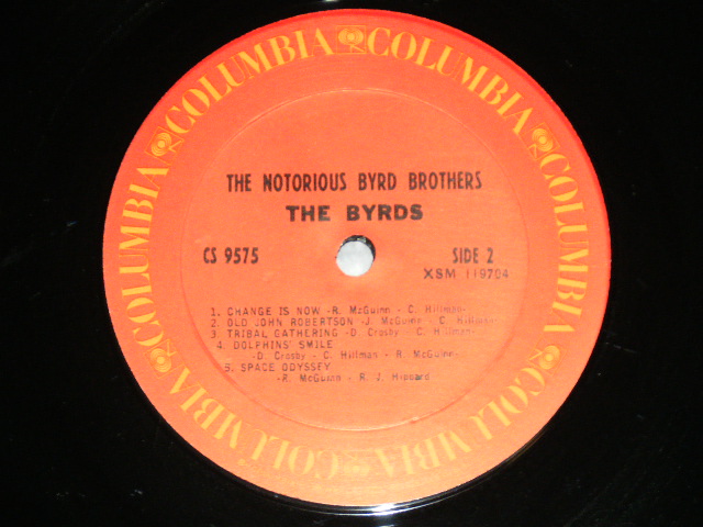 画像: THE BYRDS - THE NOTORIOUS BYRD BROTHERS (Matrix #A)XSM 119703 1D B)XSM 119704 1D)(Ex+++/Ex+++, Ex++ Looks:Ex) / 1968 US AMERICA ORIGINAL "360 SOUND Label" STEREO Used LP 