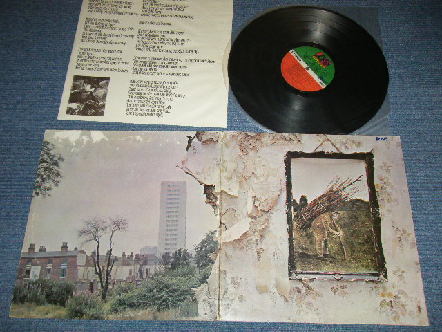 画像1: LED ZEPPELIN - IV ( Matrix Number A)ST-A-712285-C PR  PORKY /B)ST-A-712286-O  PR PECKO DUCK )( Ex/Ex+++ Looks:Ex++) / 1970 US ORIGINAL  1st Press "RED & GREEN Label" 2nd Press "Large 75 ROCKFELLER Label" Used LP With Original Inner sleeve