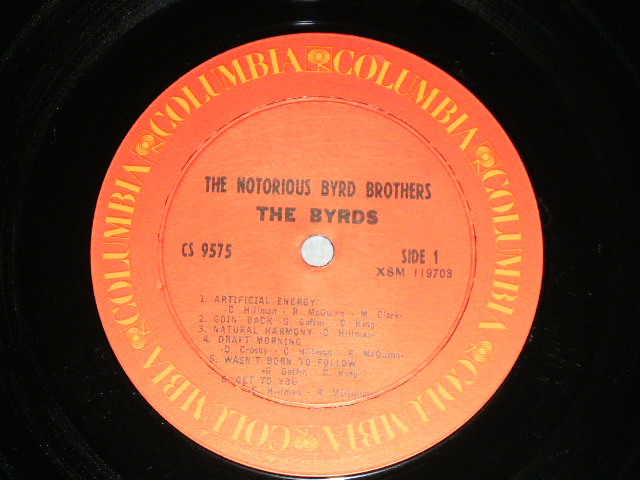 画像: THE BYRDS - THE NOTORIOUS BYRD BROTHERS (Matrix #A)XSM 119703 1D B)XSM 119704 1D)(Ex+++/Ex+++, Ex++ Looks:Ex) / 1968 US AMERICA ORIGINAL "360 SOUND Label" STEREO Used LP 