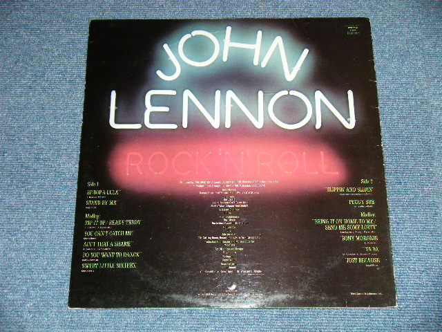 画像: JOHN LENNON of THE BEATLES - ROCK 'N' ROLL (Matrix # 4/4) ( Ex++/Ex++ B-1,2,4 :Ex- )   / 1975 UK ENGLAND ORIGINAL  Used LP 