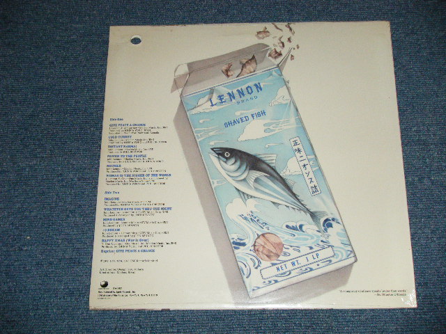 画像: JOHN LENNON of THE BEATLES - SHAVED FISH( SEALED)   / 1975 US AMERICA ORIGINAL "PROMO HOLE" "BRAND NEW SEALED" LP 