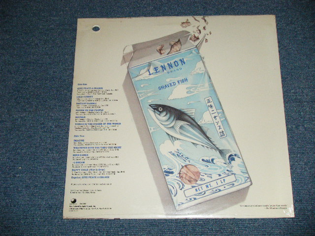 画像: JOHN LENNON of THE BEATLES - SHAVED FISH (With CUSTOM INNER) (MINT-/MINT-) / 1983 US AMERICA REISSUE "BLACK with RAINBOW Label" Used LP