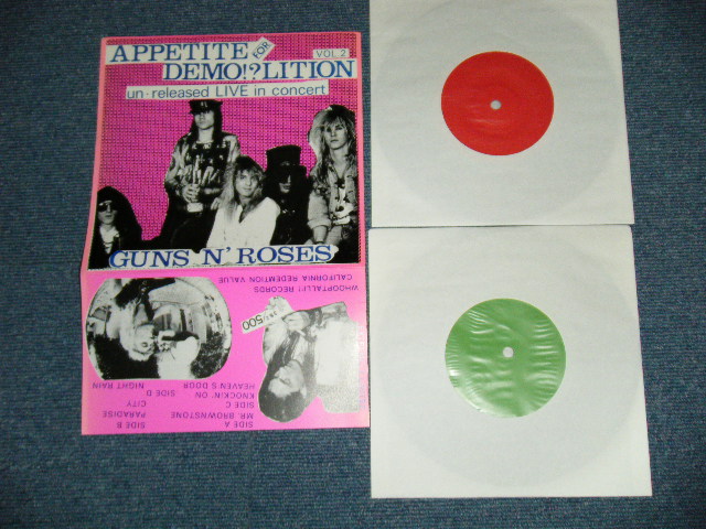 画像1: GUNS N' ROSES - APEETITE FOR DEMO!? LITION VOL.2 : UN RELEASED LIVE in Concert (MINT-/MINT-)  / 1988 ORIGINAL "Limited Press" "No.252 of 500 Made" Used  Double x 7"Single With PICTURE Sleeve 