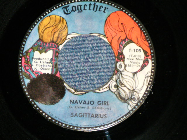 画像: SAGITTARIUS (GARY USHER & CURT BOETTCHER Works)  - IN MY ROOM (Brian Wilson ) : NAVAJO GIRL  (MINT-/MINT-) / 1969 US AMERICA ORIGINAL  Used 7" Single /MINT