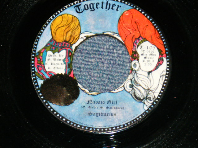 画像: SAGITTARIUS (GARY USHER & CURT BOETTCHER Works)  - IN MY ROOM (Brian Wilson ) : NAVAJO GIRL  (MINT/MINT) / 1969 US AMERICA ORIGINAL  Used 7" Single /MINT