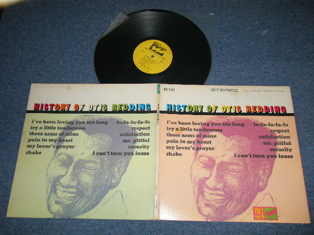 画像1: OTIS REDDING - HISTORY OF OTIS REDDING ( Matrix #A) ST-VO-671109-1S  /B) ST-VO-671110-1S  )(Ex++/Ex++) / 1967 US AMERICA ORIGINAL "YELLOW w/ATCO at bottom Label"  Used  LP 