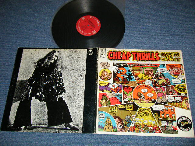 画像1: BIG BROTHER & THE HOLDING COMPANY ( With JANIS JOPLIN ) - CHEAP THRILLS (  Matrix #  A) XSM-137375-1B / B) XSM-137376-1B ) ( Ex+/Ex++, Ex+ Looks:Ex- )  / 1967 US AMERICA ORIGINAL "360 Sound Label" Used  LP