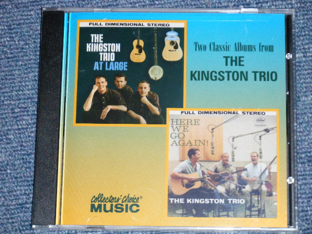 画像1: KINGSTON TRIO - AT LARGE + HERE WE GO AGAIN (2 in 1 + Bonus)  (SEALED) /  2001 US AMERICA RORIGINAL  "Brand New SEALED"  CD