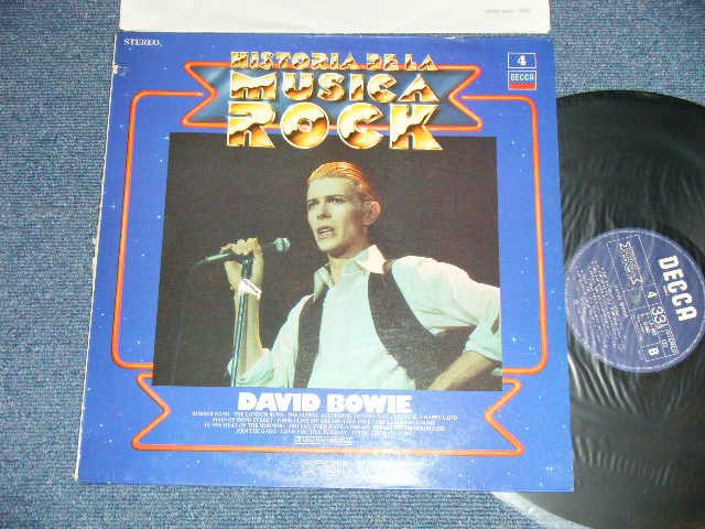 画像1: DAVID BOWIE - HISTORIA DE LA MUSICA ROCK (Ex++/MINT-  EDSP )  /  1981 SPAIN Only  ORIGINAL Used LP