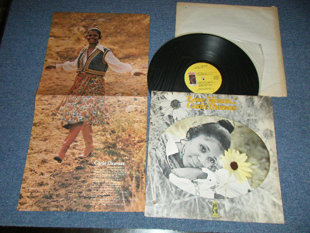 画像1: CARLA THOMAS -  LOVE MEANS (Matrix # A) SS-0293  K-4770 /B)  SS-0294  K-4771) (Ex+++/MINT- EDSP)/ 1971 US AMERICA ORIGINAL 1st  Press "YELLOW  Label" STEREO  Used LP 