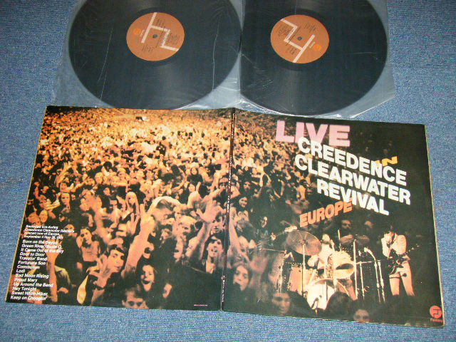 画像1: CCR CREEDENCE CLEARWATER REVIVAL -    LIVE IN EUROPE ((Ex+++/MINT) / 1973 PORTUGALORIGINAL "BROWN Label" Used 2-LP 