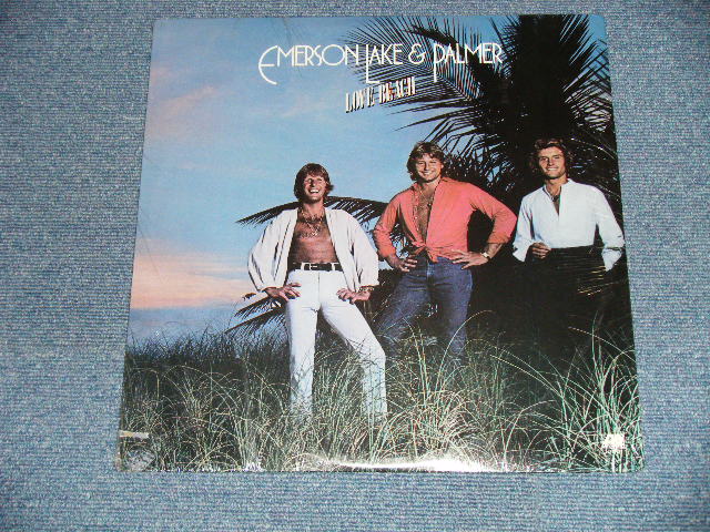 画像1: E L & P EMERSON LAKE & PALMER - LOVE BEACH ( SEALED Cut Out) /  1978  US AMERICA ORIGINAL "BRAND NEW SEALED" LP 