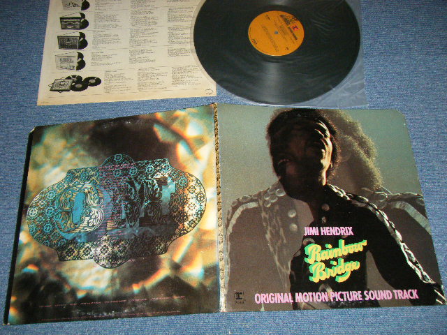 画像1: JIMI HENDRIX ost  - RAINBOW BRIDGE (Matrix # A) MS 2040  31260-1  STERLING RL /B) MS 2040 31261-1  STERLING RL  ) ( "Bob Ludwig" Cuts) (Ex++/MINT- Cut Out,EDSP ) / 1971 US AMERICA  1st Press "BROWN with STEREO Label" Used LP