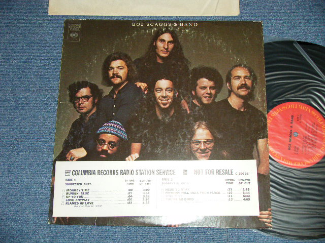 画像1: BOZ SCAGGS  & Band - BOZ SCAGGS  & Band (Matrix #  A)  1A 1 S  /B)  1A 2 S  SX )  (Ex+, Ex/Ex+++)  / 1971 US AMERICA ORIGINAL "PROMO" Used LP 
