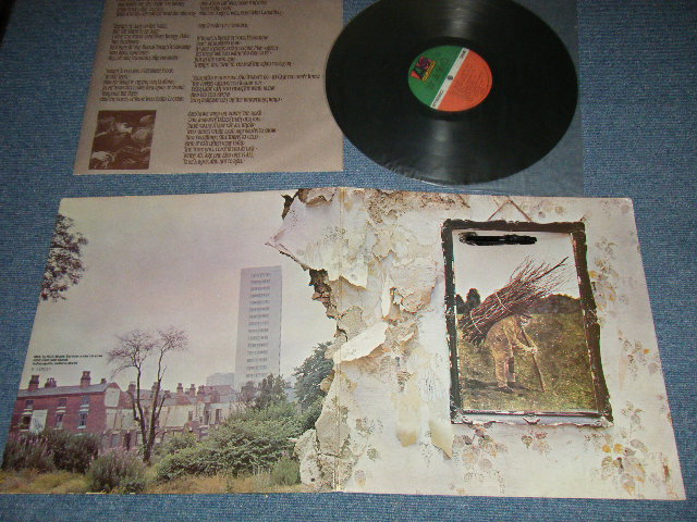画像1: LED ZEPPELIN - IV ( Matrix # A) R112014 A-L SPC 1-1  B) R112014 B PR AT GP SM-4-1) ( Ex/MINT- WOFC) /1975 Version  US AMERICA  1st Press "RED & GREEN Label" 3rd Press "Small 75 ROCKFELLER Label" Used LP With Original Inner sleeve