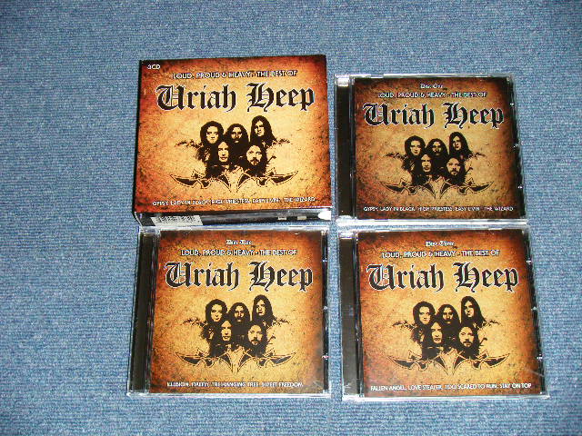 画像1: URIAH HEEP - LOUD, PROUD & HEAVEN-THE BEST OF  (MINT-/MINT) / 2007 UK ENGLAND EU Press ORIGINAL  Used 3-CD 