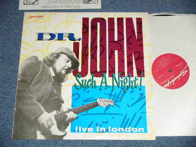 画像1: DR. JOHN - SUCH A NIGHT : LIVE IN LONDON   ( MINT/MINT) / 1984  UK ENGLAND   ORIGINAL Used LP