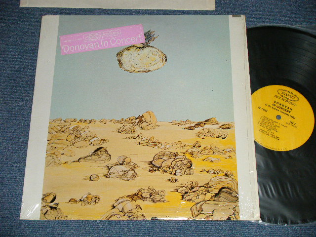 画像1: DONOVAN -  IN CONCERT ( Matrix #  A)XSB 136731-1A   B)XSB 136732-1A  ) (MINT-/MINT-)  / 1968  US AMERICA ORIGINAL  "YELLOW Label" Used LP