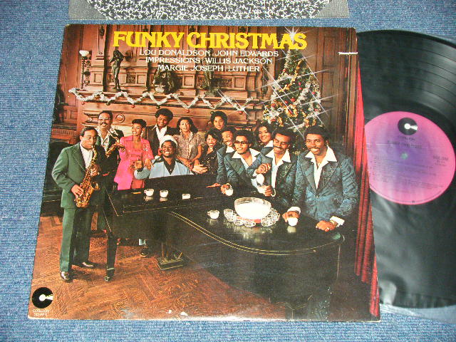 画像1: V.A. Omnibus (LOU DONALDSON, JOHN EDWARDS, IMPRESSIONS, WILLIS JACKSON, MARGIE JOSEPH, LUTHER ) - FUNKY CHRISTMAS  ( Ex++/Ex+++ Cut Out )  / 1976 US AMERICA  ORIGINAL Used  LP 