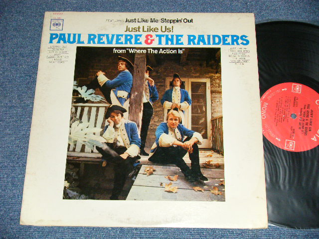 画像1: PAUL REVERE & THE RAIDERS  ( Produced by TERRY MELCHER ) - JUST LIKE US ( Matrix #  A) 1E B) 1B )  (Ex/Ex++ Looks:Ex) / 1966 US AMERICA ORIGINAL "360 Sound with MONO at BOTTOM Label "  Used LP 