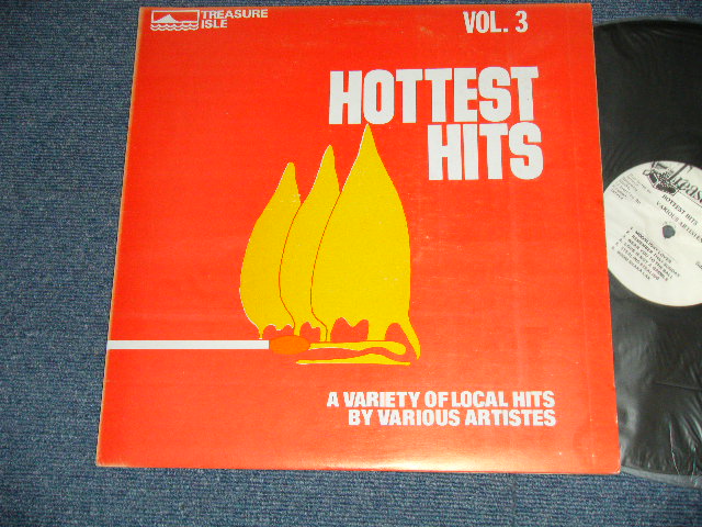 画像1: V.A.Omnibus (Alton Ellis, The Pargons,John Holt, Phyllis Dillon, Hopeton Lewis, The Techniques, Joya Landis, Claudette Miller, Justin Hines & The Dominoes, Clive & Doreen ) - HOTTEST HITS VOL.3  ( Ex+++/MINT-)  / JAMAICA Used LP 