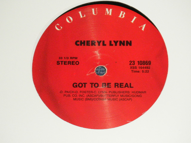 画像1: CHERYL LYNN  -  GOT TO BE REAL : STAR LOVE (SEALED) /  US AMERICA REISSUE  "BRAND NEW SEALED" 12"