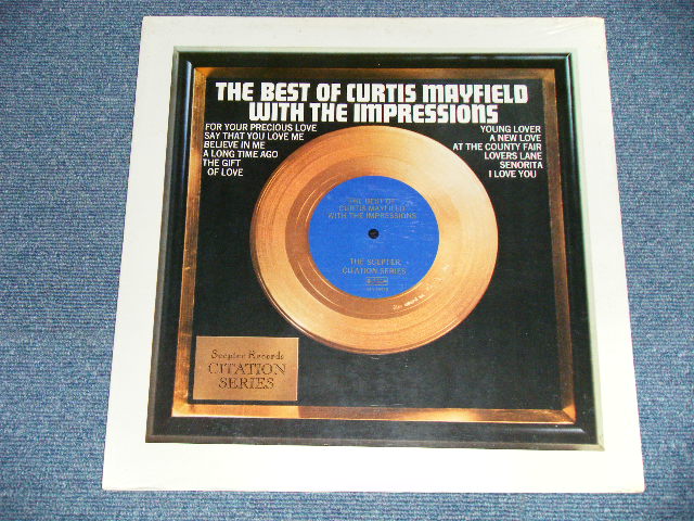 画像1: CURTIS MAYFIELD with The IMPRESSIONS - THE BEST OF (SEALED) / 1973 US AMERICA  "BRAND NEW SEALED" LP 