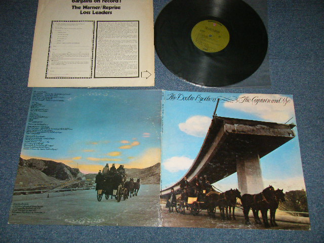 画像1: DOOBIE BROTHERS  -  THE CAPTAIN AND ME ( Matrix #  A) BS 2694  40430-A 1A    B) BS 2694  40431-B 1B) (Ex++, Ex+, Ex+++/Ex+ EDSP) / 1973 US AMERICA  1st Press "GREEN with WB on Top Label" Used LP 