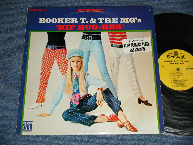 画像1: BOOKER T.& THE MG'S - HIP HUG-HER  ( A) ST-STX-671015-AA  LW ▵10545  B) ST-STX-671016-AA LW  ▵10545-x )  (Ex+/Ex+++, Ex++ Looks:Ex, )  / 1967 US ORIGINAL "Yellow Label" STEREO Used LP 