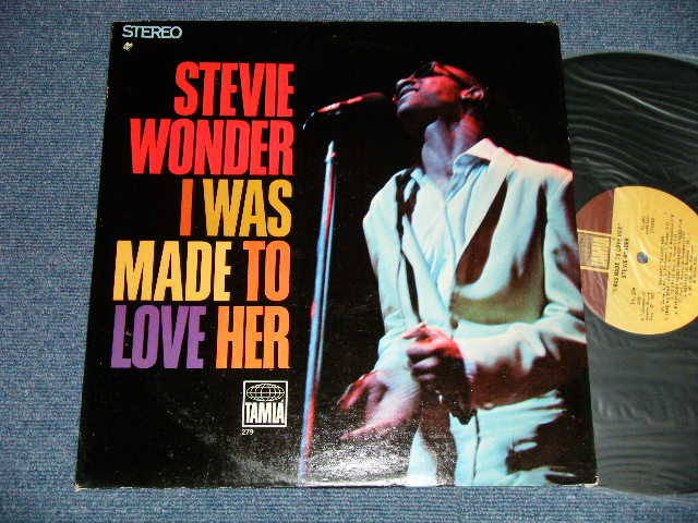 画像1: STEVIE WONDER -  I WAS MADE TO LOVE HER  (Ex+++/Ex++ Looks:Ex+++ BB ) / 1967 US AMERICA ORIGINAL"1st press Label" "STEREO" Used LP