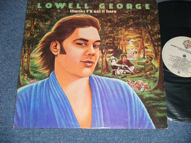 画像1: LOWELL GEORGE (of LITTLE FEAT) -  THANKS I'LL EAT IT HERE ( Matrix #A) A) BSK-1-3194-A-LW2-Re1 CJ    B) BSK-2-3194-B-LW2-Re 1 CJ ) (Ex+/MINT- EDSP) / 1979 US AMERICA ORIGINAL "PROMO" Used LP 